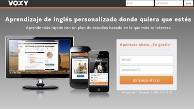 Voxy, aprendizaje de inglés personalizado en cualquier lugar